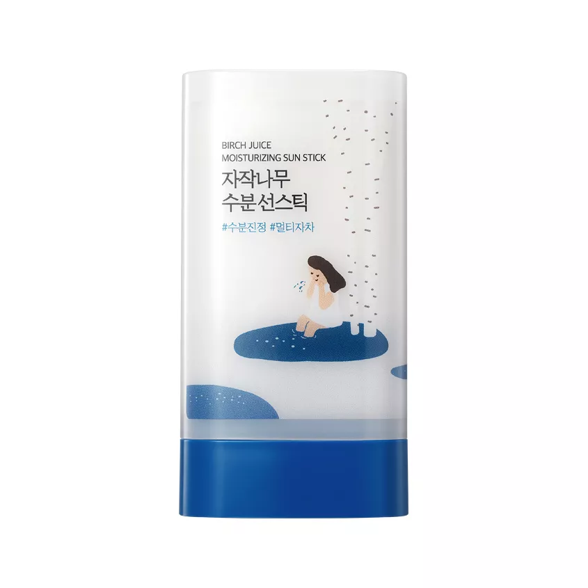 Стик для лица `ROUND LAB` BIRCH JUICE солнцезащитный SPF50+ PA++++ с березовым соком и гиалуроновой кислотой 19 г